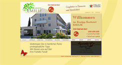 Desktop Screenshot of kurhotel-emilie.de